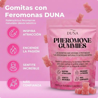 Gomitas con Feromonas - Mayor Deseo Atracción y Confianza
