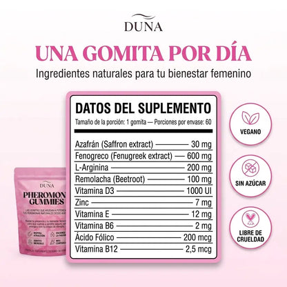 Gomitas con Feromonas - Mayor Deseo Atracción y Confianza